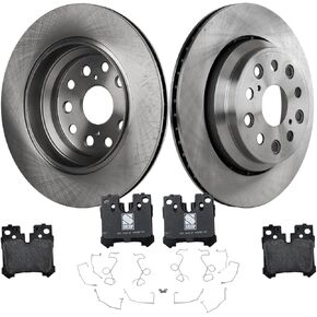 Replacement Rear Brake Disc Rotors and Pads Kit fits Lexus LS460 2013-2017 4.6L V8 RWD in Kuwait