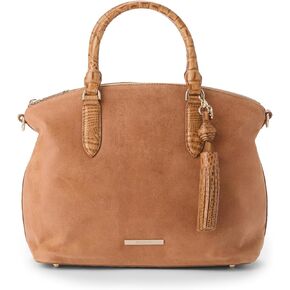 BRAHMIN Duxbury Satchel - Tan Adrift in Kuwait