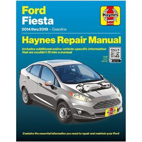 دليل إصلاح Haynes متوافق مع Ford Fiesta (2014-2019): يغطي محركات 1.6L Ti-VCT Duratec، و1.6L ST EcoBoost و1.0L EcoBoost - الصيانة واستكشاف الأخطاء وإصلاحها ومخططات الأسلاك in Kuwait