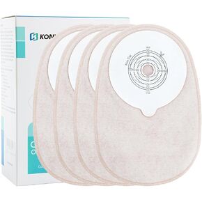 KONWEDA 10PCS Disposable Ostomy Bags, One-Piece Closed Colostomy Pouch for Ileostomy Stoma Care in Saudi Arabia