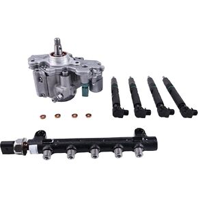 4X حاقن الوقود ومضخة حاقن الوقود والسكك الحديدية المشتركة 7275454 28337917 400903-00074 7249380 28394200 متوافق مع محرك Doosan D24 Bobcat E32 E35 E42 E45 E50 حفارة S450 S510 S550 in Kuwait