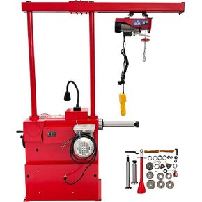 INTSUPERMAI Brake Drum/Disc Combo Lathe, Heavy-Duty Truck & Auto Brake Repair Machine (650mm Drum Capacity)​ 110V Machine 220V Hoist Voltage in Kuwait