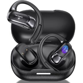 Translator Earbuds, AI Translation Earbuds Real-Time, 2-Way Voice Translation, 164 Languages, No Subscription, Up to 60H with Case, ENC Calls for Travel Business Study in Kuwait