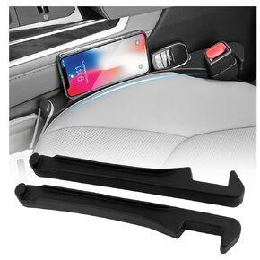3 in 1 Car Seat Gap Filler Organizer,2PCS Multifunctional Car Seat Gap Plug with Storage Slot & Hook Function,Anti-Drop Cars Gaps Seats Filler Cars Clutter Catcher for SUVs Trucks in Kuwait