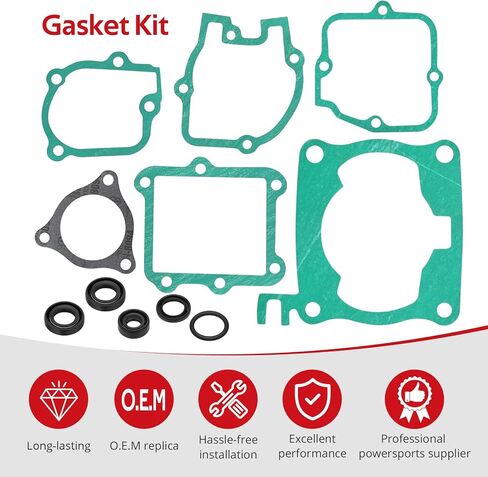 JAVIK Top End Rubuild Kit 54mm STD B Piston For Honda CR125R 2003 2004 O.E.M# 13110-KSR-A00 in Kuwait