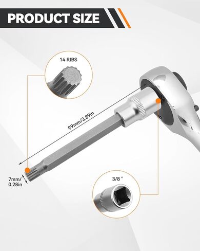 أداة فتح وحدة محرك القابض لعلبة التروس DSG لسيارة Ford DPS6 / 6DCT250 Focus، أداة إعادة ضبط ناقل الحركة المزدوج للسيارة، محرك 14 شريحة 3/8 بوصة، أداة فتح محرك نقل القابض المزدوج in Kuwait