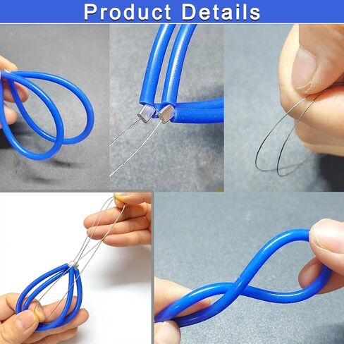 23.6"Clay Wire Cutter Tool - 2 Pack with Black & Blue Comfort Grip, Pottery Cutting Tool for Wheel, Studio, Ceramics & Adult Crafters in Saudi Arabia