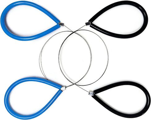 23.6"Clay Wire Cutter Tool - 2 Pack with Black & Blue Comfort Grip, Pottery Cutting Tool for Wheel, Studio, Ceramics & Adult Crafters in Saudi Arabia