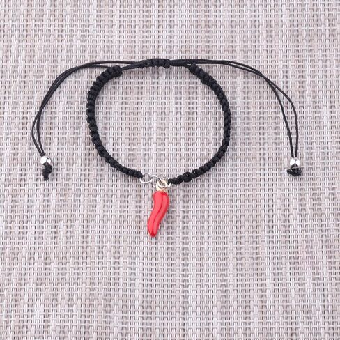 BLEOUK Italian Fertility Bracelet Good Luck Charm Red Horns Italy Gift Italian Protection Jewelry in Saudi Arabia