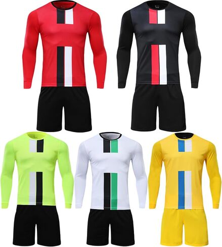 Unisex Long Sleeve Football Kit Adult Teen Child Moisture-Wicking Soccer Shirt Men Women Boys Girls Training Match in Saudi Arabia