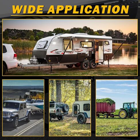 وصلة مقطورة بقضيب سحب قابلة للتعديل تناسب جهاز استقبال 2 بوصة مع ارتفاع/ارتفاع 6 بوصات وفولاذ كربوني 2 بوصة و2-5/16 بوصة وصلات كروية شديدة التحمل لأقصى سحب 20000 رطل in Kuwait