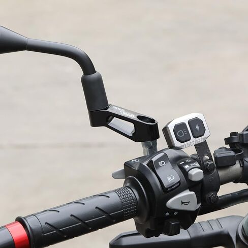 دراجة نارية مرآة الرؤية الخلفية الناهضون تمديدات طقم محوّل متوافق مع H.onda Trail 125 CT125 Hunter Cub 2025 2024 2023 2022 2021 | إكسسوارات CT 125 Trail125 (ذهبي) in Kuwait