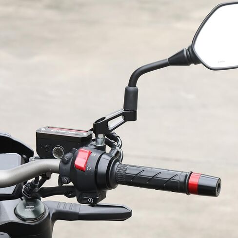 دراجة نارية مرآة الرؤية الخلفية الناهضون تمديدات طقم محوّل متوافق مع H.onda Trail 125 CT125 Hunter Cub 2025 2024 2023 2022 2021 | إكسسوارات CT 125 Trail125 (ذهبي) in Kuwait