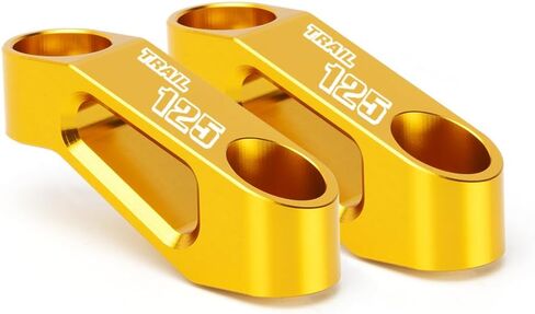 دراجة نارية مرآة الرؤية الخلفية الناهضون تمديدات طقم محوّل متوافق مع H.onda Trail 125 CT125 Hunter Cub 2025 2024 2023 2022 2021 | إكسسوارات CT 125 Trail125 (ذهبي) in Kuwait