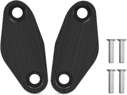 MFGZD for CFMOTO 675SR Motorcyle Mirror Block Off Base Plate Compatible with CFMOTO 675SR 675SR-R 675SS CNC Aluminum Mirror Block Off Plates 675SS Accessories in Saudi Arabia