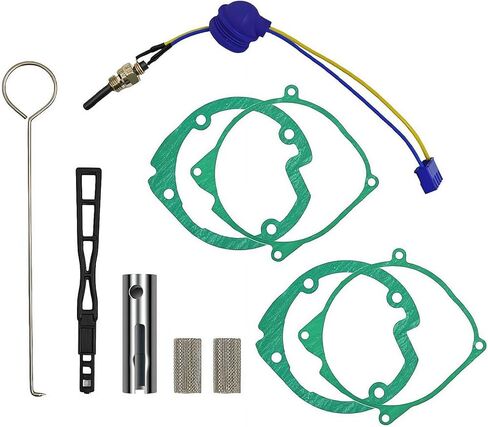 Diesel Heater Glow Plug Repair Kit,12V 5KW 8KW Parking Diesel Heater Glow Ignition Plug Kit with Filter,10PCS Repair Replacement Parts Kits of Diese-l Heate-r Accessories for Car Truck Boat in Saudi Arabia