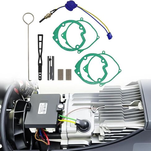 Diesel Heater Glow Plug Repair Kit,12V 5KW 8KW Parking Diesel Heater Glow Ignition Plug Kit with Filter,10PCS Repair Replacement Parts Kits of Diese-l Heate-r Accessories for Car Truck Boat in Saudi Arabia