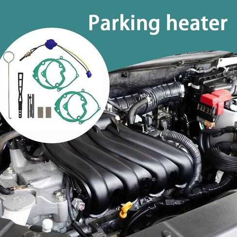 Diesel Heater Glow Plug Repair Kit,12V 5KW 8KW Parking Diesel Heater Glow Ignition Plug Kit with Filter,10PCS Repair Replacement Parts Kits of Diese-l Heate-r Accessories for Car Truck Boat in Saudi Arabia
