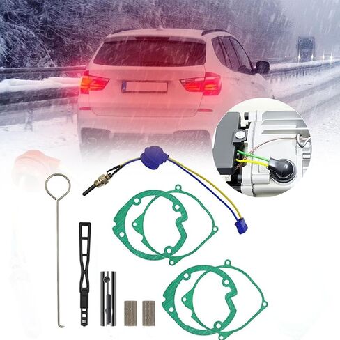 Diesel Heater Glow Plug Repair Kit,12V 5KW 8KW Parking Diesel Heater Glow Ignition Plug Kit with Filter,10PCS Repair Replacement Parts Kits of Diese-l Heate-r Accessories for Car Truck Boat in Saudi Arabia