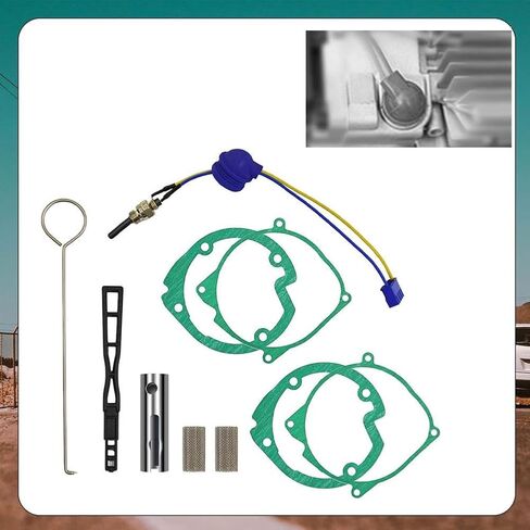 Diesel Heater Glow Plug Repair Kit,12V 5KW 8KW Parking Diesel Heater Glow Ignition Plug Kit with Filter,10PCS Repair Replacement Parts Kits of Diese-l Heate-r Accessories for Car Truck Boat in Saudi Arabia