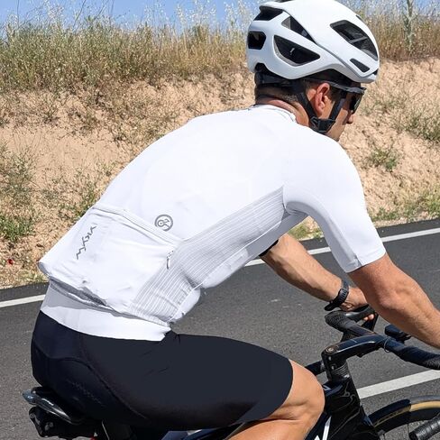 YKYWBIKE Cycling Jesrsey Set-Short Sleeves Bike Jersey+4D Padded Cycling Bib Shorts Road Biking Outfits Bicycle Kit for Men in Saudi Arabia