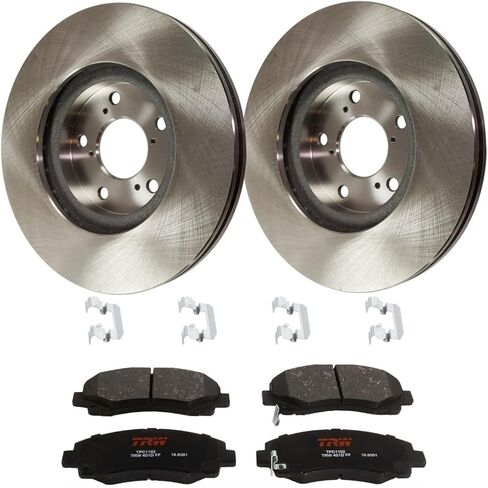 Replacement Front Brake Disc and Pad Kit (2-Wheel Set) fits Honda Ridgeline 2006-2011 3.5L V6 RT/RTL/RTS in Saudi Arabia