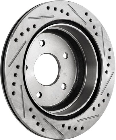Replacement Rear Brake Rotors and Pads Kit fits Chevrolet Blazer 2001-2004 RWD V6 4.3L (Rear 2-Wheel Set) in Saudi Arabia