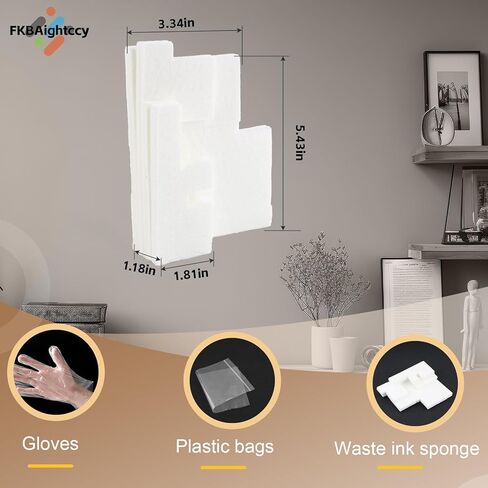 2 Pack FKBAightccy Waste Ink Tank Sponge Pad Compatible with PIXMA G1200 G2000 G2200 G3000 G3200 G3202 G4100 G4200 G2400 G1000 G1100 G2100 G3100 G4100 Printers in Saudi Arabia