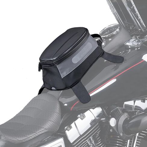 حقيبة خزان مغناطيسي بسعة تخزين 5.5 لتر/1.5 جالون، مصنوعة من النايلون ومادة البولي بروبيلين مقاومة للماء عالمية للدراجات النارية - للخزانات الفولاذية فقط in Kuwait