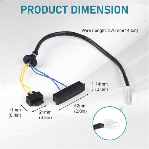 Car Tailgate Switch Trunk Lid Opening Button Fit for Nissan 2.5L 2008-2015 Rear Liftgate 25380-JM00A in Saudi Arabia