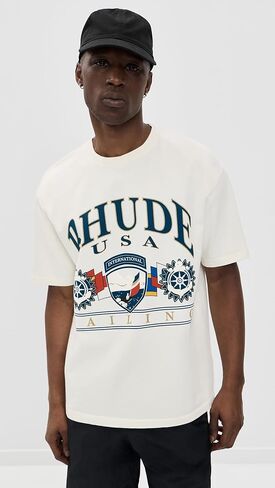 Rhude Men's USA Sailing Icon Tee in Saudi Arabia