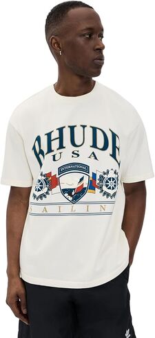 Rhude Men's USA Sailing Icon Tee in Saudi Arabia