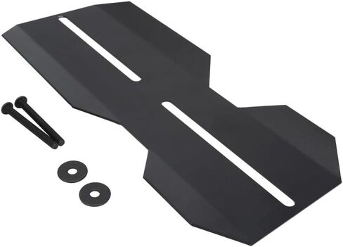 Electric Bike Middle Fender Mudguard Cover Compatible with Ridstar Q20 E-Bike Dirt Bike, Heavy-Duty Iron Splash Guard Front & Rear Accessories (Black) in Kuwait