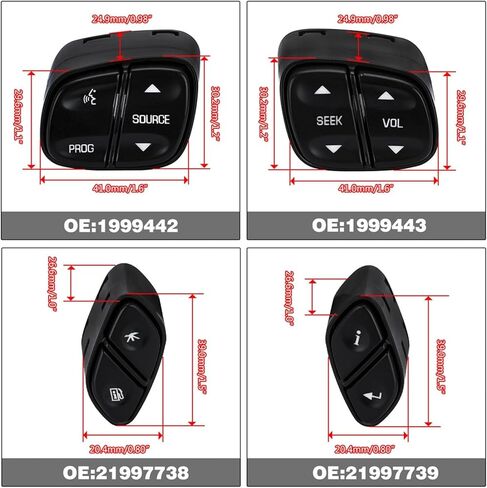Compatible for Chevy Wheel Regulator Buttons Avalanche seek Volume Volume Control Switch in Kuwait