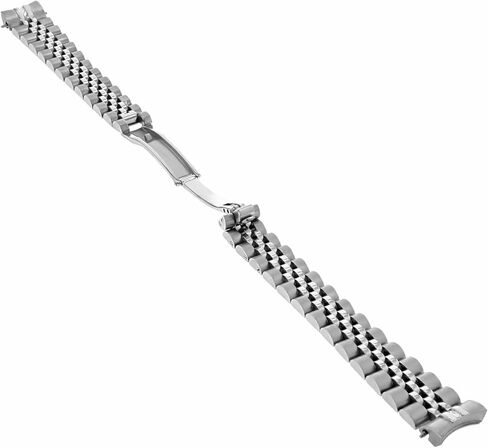 Ewatchparts 13 ملم سوار ساعة اليوبيل من الفولاذ المقاوم للصدأ للسيدات متوافق مع مشبك رولكس الصلب المخفي in Kuwait