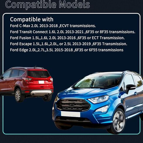 جلبة كابل ناقل الحركة وغطاء KV6Z-7K340-A متوافق مع Ford Edge 2015-2018، Fusion 2013-2016، Escape 2013-2019، Transit Connect 2013-2021، C-Max 2013-2018، يستبدل DG9Z-7S004-A in Kuwait