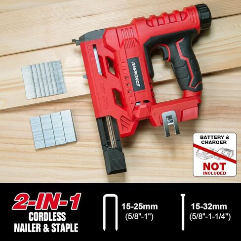 جهاز تثبيت المسامير براد 20 فولت 2 في 1، لبطارية MiIwauke 18 فولت، مع 1600 قطعة من الدبابيس والأظافر in Kuwait