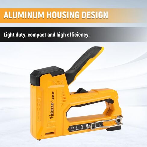 مسدس تدبيس من الألومنيوم 5 في 1 من Hoteche، يناسب T50/T25/T20/Esco 300/PIN 18GA، أصفر وأسود in Kuwait