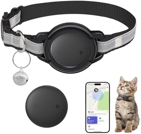 GPS Tracker (1 Pack) ، Mini GPS Tracker ، Smart Tag Bluetooth Tracker ، لا توجد رسوم شهرية ، يعمل IP68 Tracker للماء مع Find My (iOS فقط) ، العلامة الباحث للسيارات ، الحيوانات الأليفة ، الأطفال ، العناصر in Kuwait