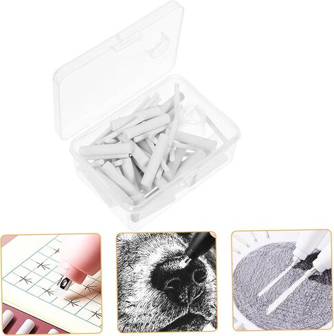 Veemoon 70 قطعة استبدال عبوات الممحاة للممحاة الكهربائية القرطاسية عبوات قلم رصاص للاستبدال in Kuwait