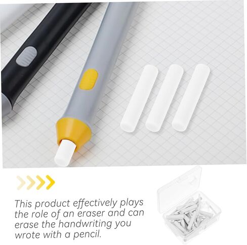 Veemoon 70 قطعة استبدال عبوات الممحاة للممحاة الكهربائية القرطاسية عبوات قلم رصاص للاستبدال in Kuwait