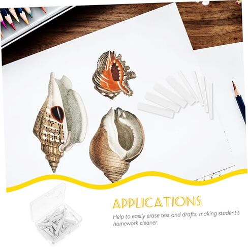 Veemoon 70 قطعة استبدال عبوات الممحاة للممحاة الكهربائية القرطاسية عبوات قلم رصاص للاستبدال in Kuwait