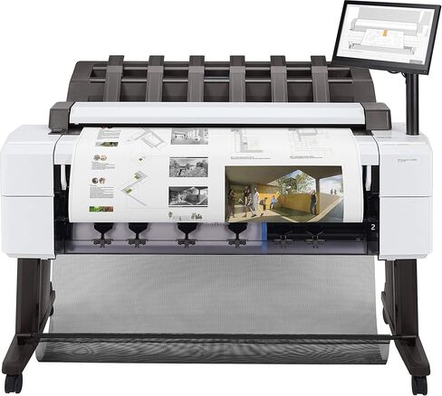 طابعة HP Designjet T2600dr Postscript Inkjet كبيرة الحجم - تتضمن طابعة وماسح ضوئي وناسخة - عرض طباعة 36 بوصة - ملونة in Kuwait