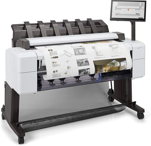 طابعة HP Designjet T2600dr Postscript Inkjet كبيرة الحجم - تتضمن طابعة وماسح ضوئي وناسخة - عرض طباعة 36 بوصة - ملونة in Kuwait