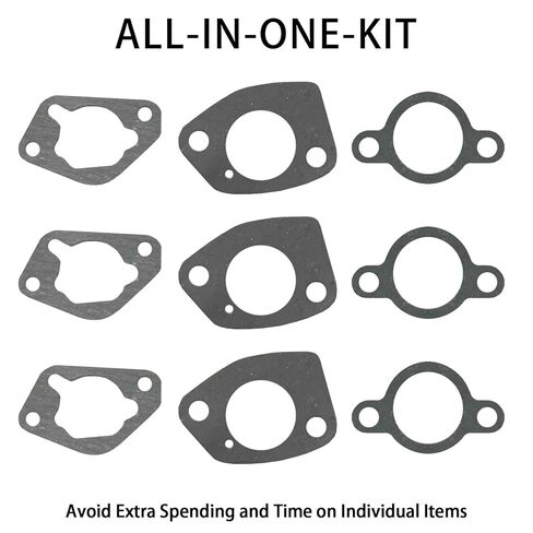 GX390 Carburetor Gasket Kit for Honda GX 390 GX340 13HP 11HP Engine Generator Carb Mounting Gaskets Replace 16223-ZE3-W00 16221-ZF6-800 in Saudi Arabia