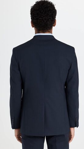 Theory Men's Chambers Stretch Wool Blazer, Navy, L in Saudi Arabia