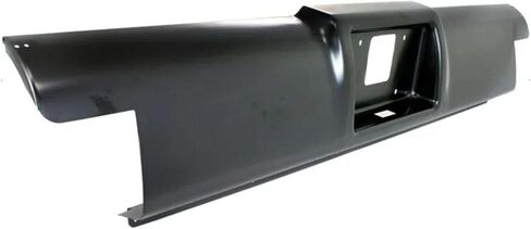 Rear Bumper Roll Pan Primed Black Steel Paintable For 1988-1998 Chevrolet GMC C1500 C2500 C3500 K1500 K2500 K3500 Stepside Direct Replacement in Saudi Arabia