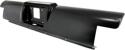 Rear Bumper Roll Pan Primed Black Steel Paintable For 1988-1998 Chevrolet GMC C1500 C2500 C3500 K1500 K2500 K3500 Stepside Direct Replacement in Saudi Arabia