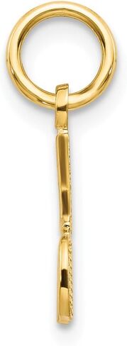 14K Yellow Gold #1 Dad Charm in Saudi Arabia