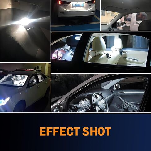 10 قطع T10 168 194 لمبة، 12 فولت W5W مصابيح داش صغيرة / لمبة لوحة الترخيص / أضواء العرض / ضوء الفرامل / ضوء الذيل، التوصيل والتشغيل متعدد الوظائف الإضاءة البديلة (أبيض دافئ) in Kuwait